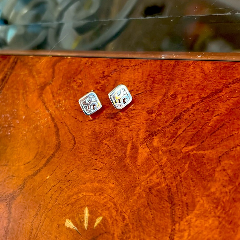 Brighton sterling silver stud earrings